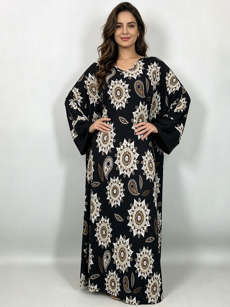 Ethnic Fashion Dress - Платье макси большого размера для женщин,