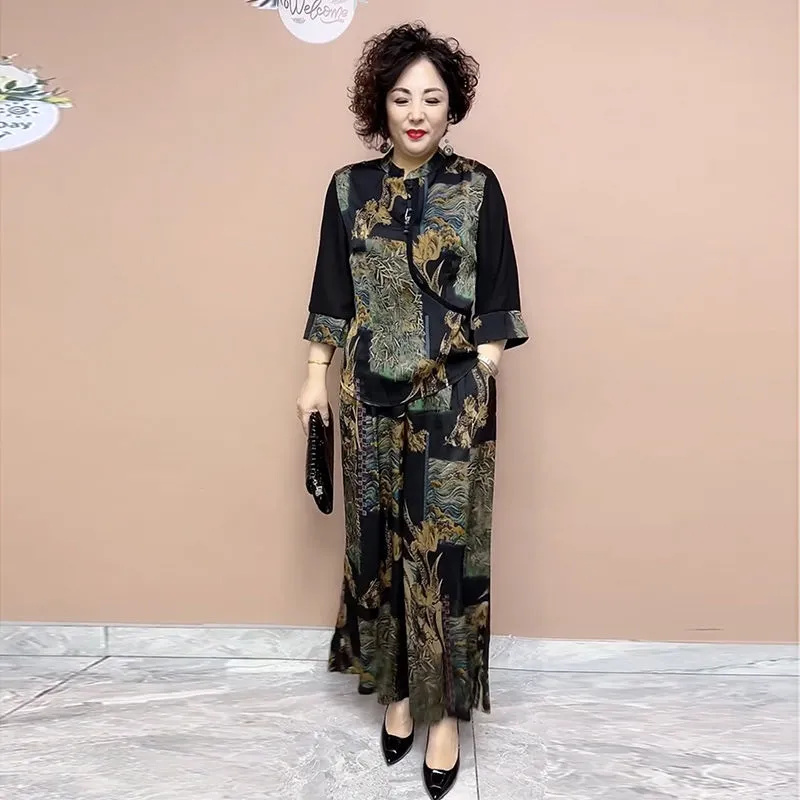 Ethnic Fashion For Ladies - 2025 Новый комплект широких брюк для