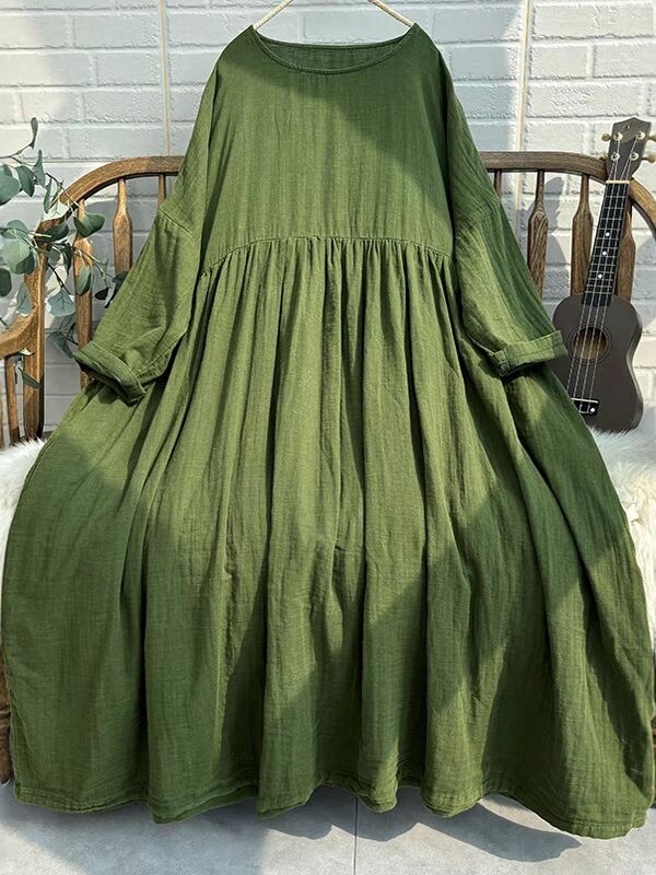 Ethnic Style Dresses - Яркое ретро-платье для женщин больших размеров