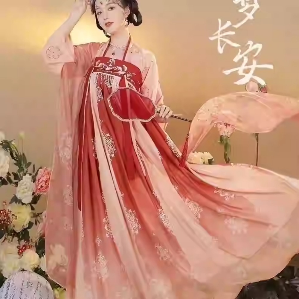 Ethnic Style Dresses - Традиционное китайское платье Hanfu, костюмы для