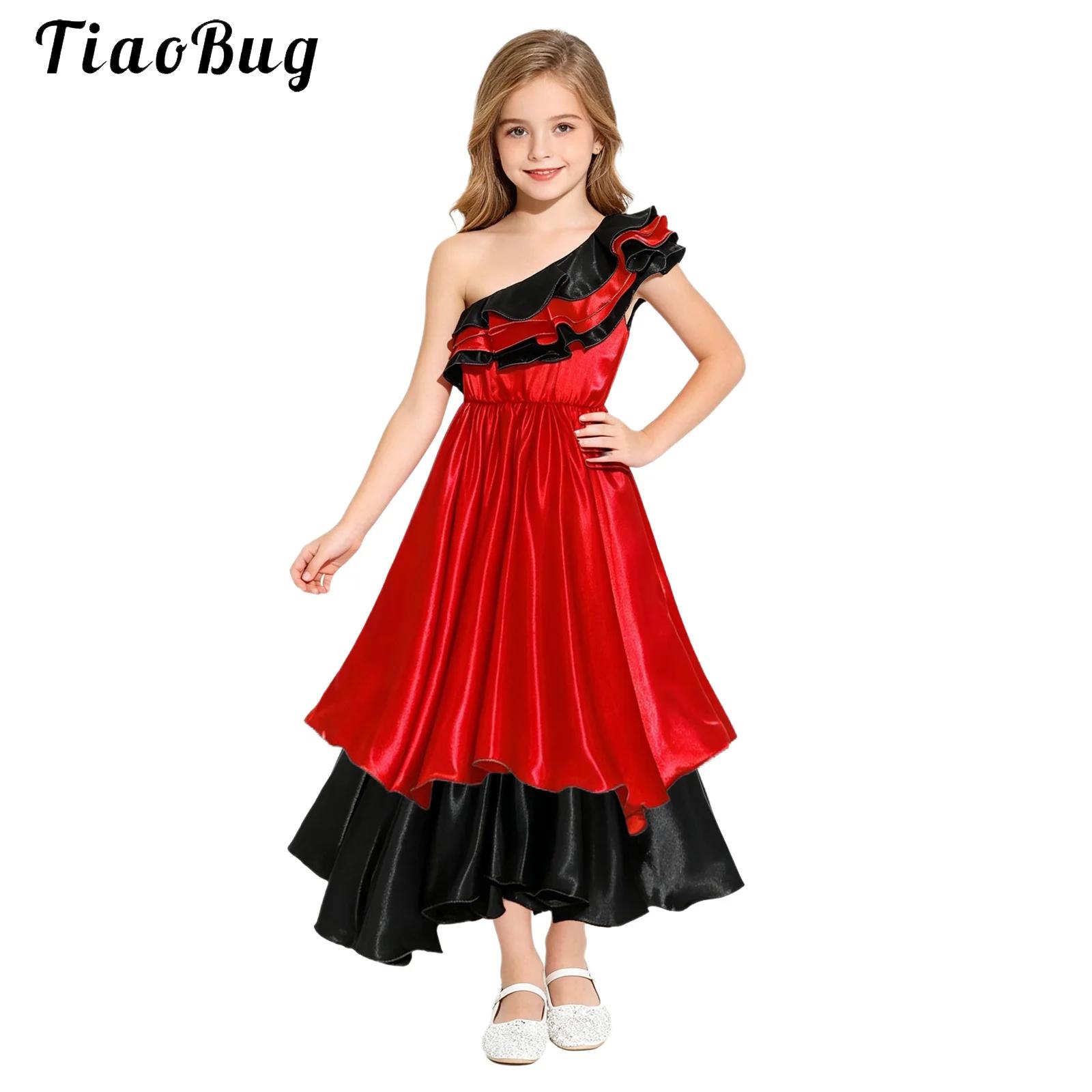 Ethnic Fashion Dress - Этнический бразильский костюм для девочек-танцовщиц, испанский