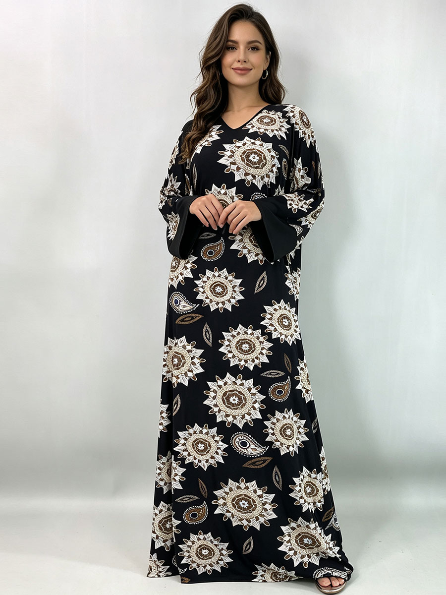 Платье макси большого размера  – обзор и цена Ethnic Fashion Dress