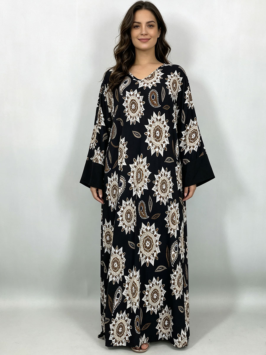 Платье макси большого размера  – обзор и цена Ethnic Fashion Dress