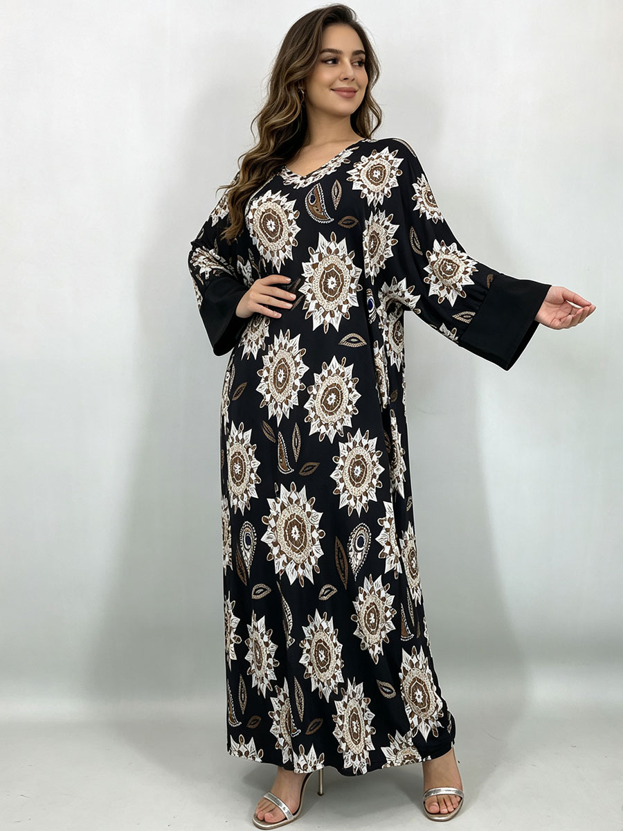 Платье макси большого размера  – обзор и цена Ethnic Fashion Dress