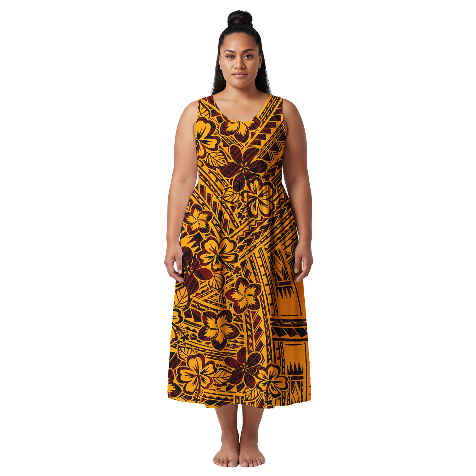Платья макси в полинезийском э – обзор и цена Ethnic Style Dresses