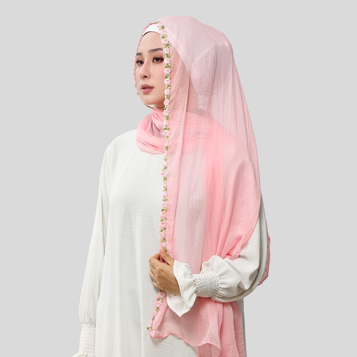 Новый шифоновый длинный шарф с – обзор и цена Ethnic Fashion For Ladies